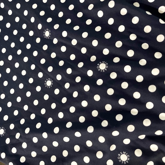 NEW Michael Kors KORS Navy White Polka Dot Onepiece Swimsuit Bathingsuit Sz 6 - Picture 4 of 8